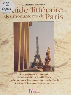 cover image of Guide littéraire des monuments de Paris